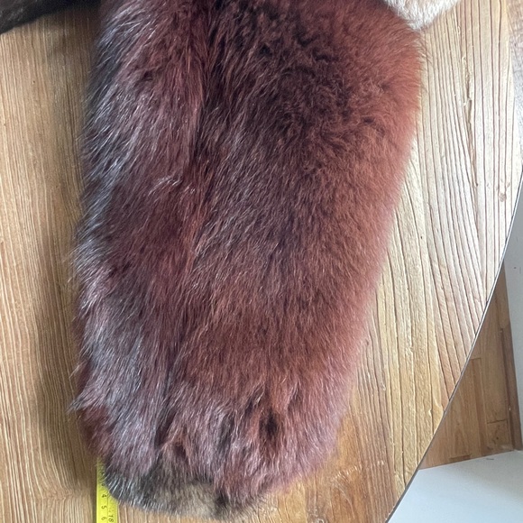 SOLD ;Thick Full Pelt mink and crystal fox fur coat Size L - Picture 10 of 11